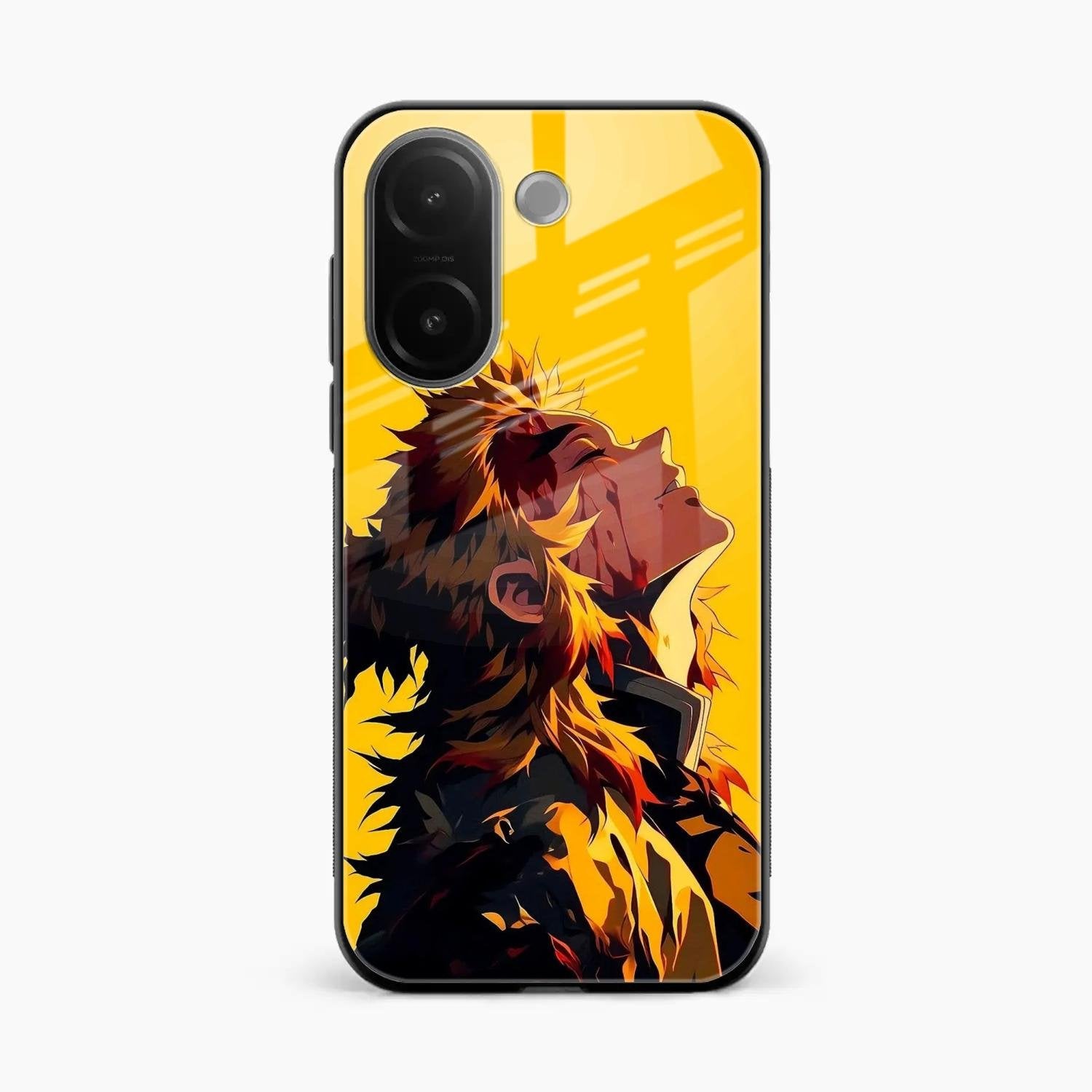 Burning Heart Glass Case Cover For Vivo V60e 5G