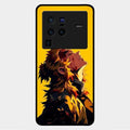 Burning Heart Glass Case Cover For Vivo X80 Pro 5G