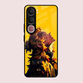 Burning Heart Glass Case Cover For Vivo Y31 5G