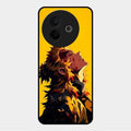 Burning Heart Glass Case Cover For Vivo Y39 5G