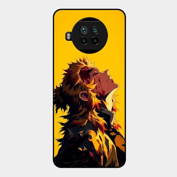 Burning Heart Glass Case Cover For Xiaomi Mi 10I 5G