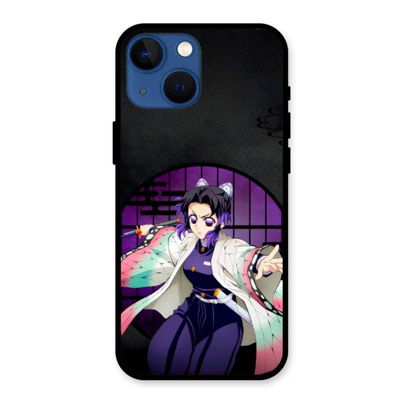 Butterfly Blade Glass Case Cover For iPhone 13 mini