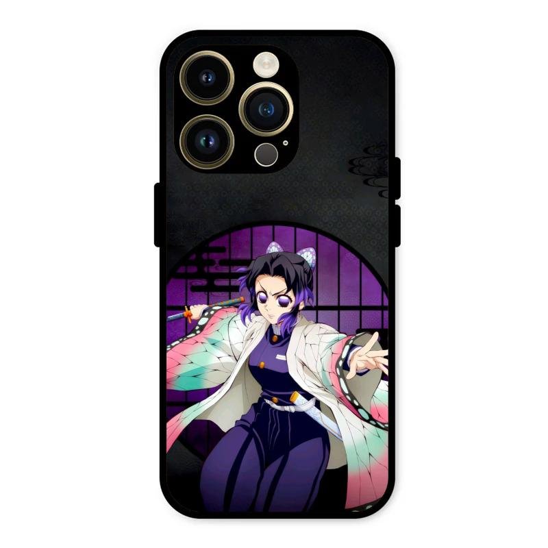 Butterfly Blade Glass Case Cover For iPhone 14 Pro