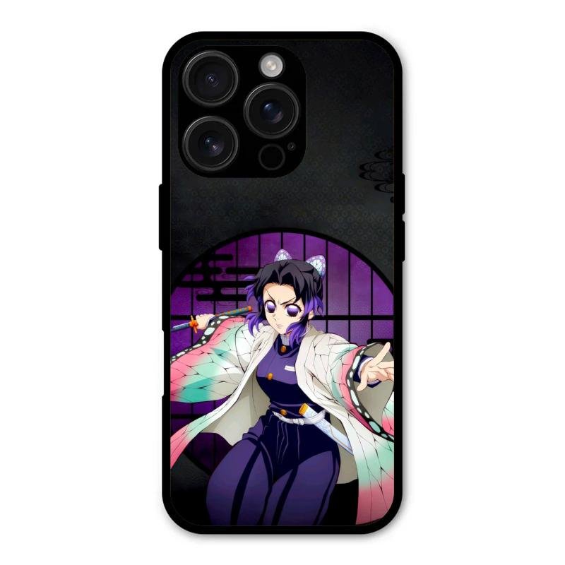Butterfly Blade Glass Case Cover For iPhone 16 Pro Max