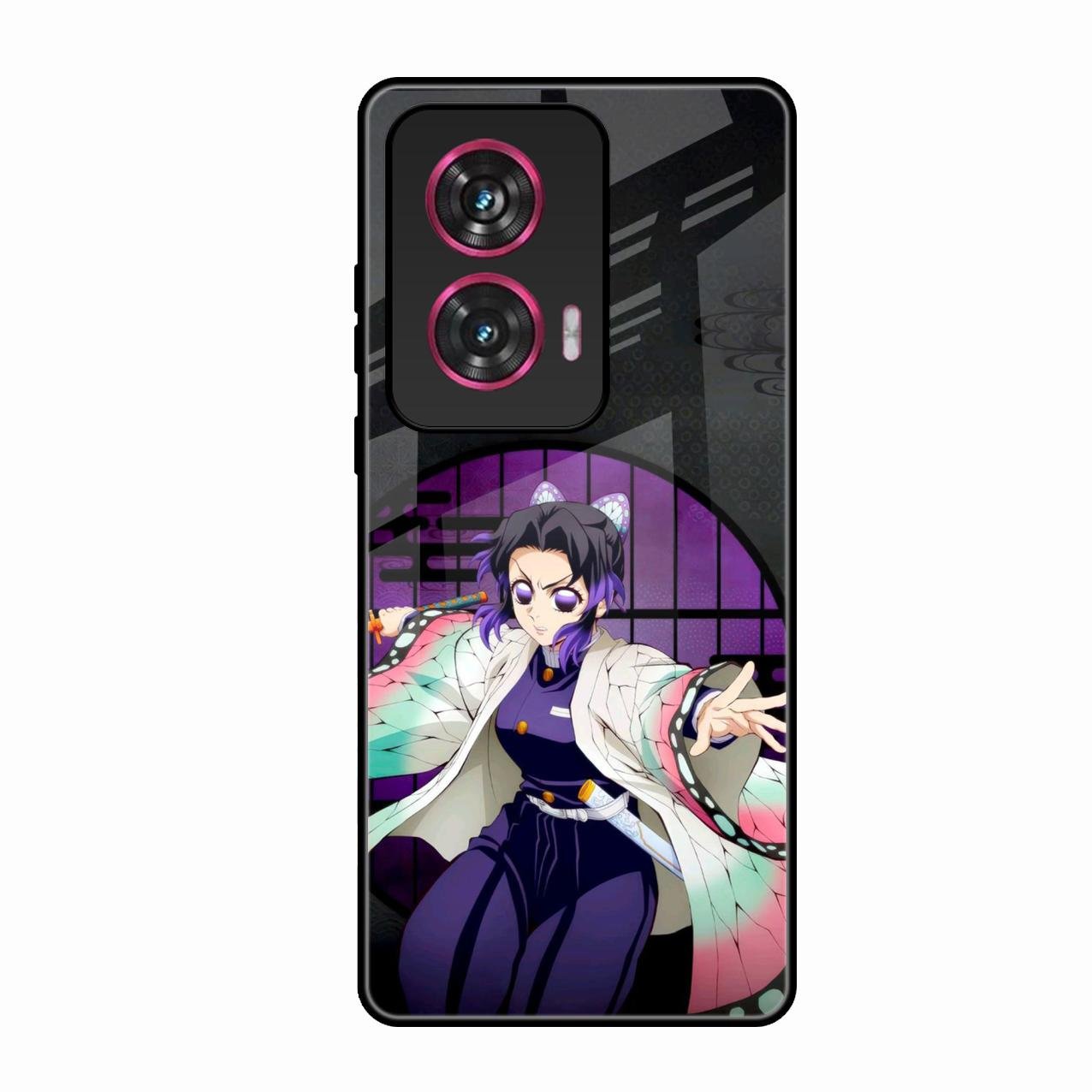 Butterfly Blade Glass Case Cover For Motorola Edge 50 Fusion 5G