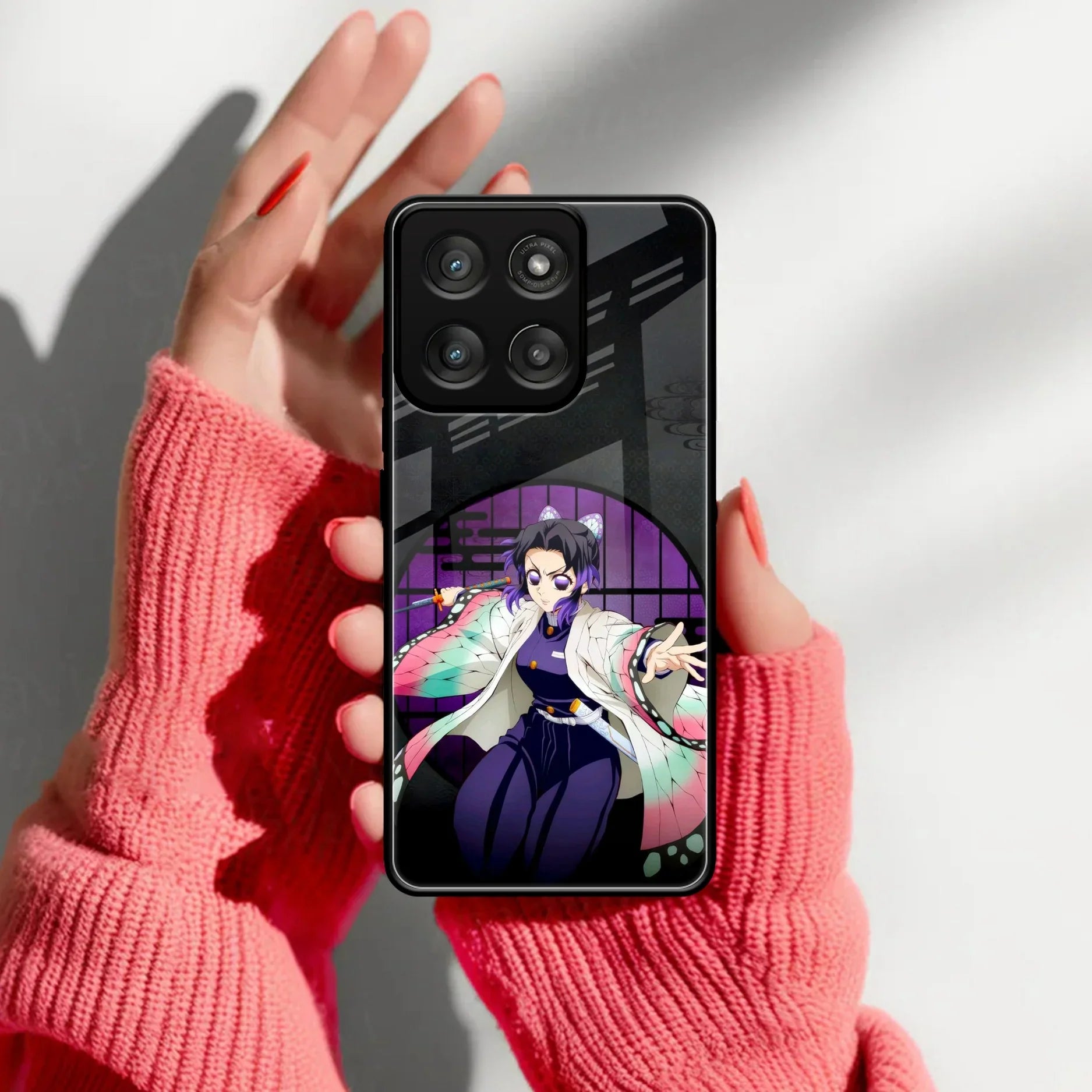 Butterfly Blade Glass Case Cover For Motorola - ShopOnCliQ