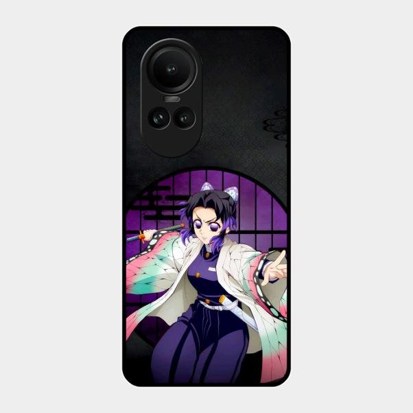 Butterfly Blade Glass Case Cover For Oppo Reno 10 5G