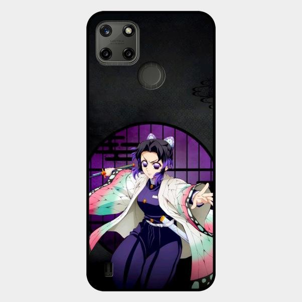 Butterfly Blade Glass Case Cover For Realme C21Y