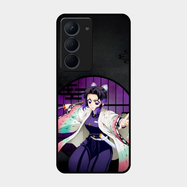 Butterfly Blade Glass Case Cover For Realme Narzo 80X 5G