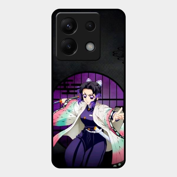 Butterfly Blade Glass Case Cover For Redmi Note 13 Pro 5G