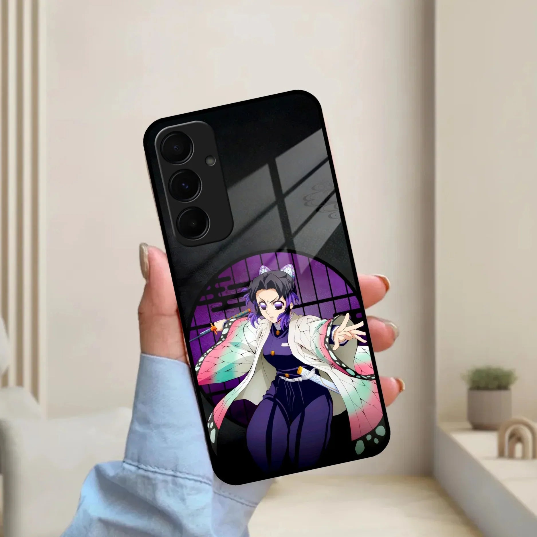 Butterfly Blade Glass Case Cover For Samsung - ShopOnCliQ