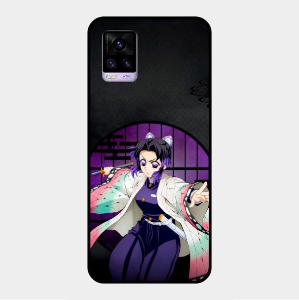 Butterfly Blade Glass Case Cover For Vivo V20