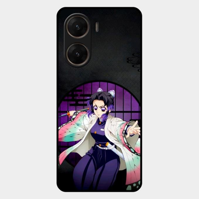 Butterfly Blade Glass Case Cover For Vivo V29E 5G