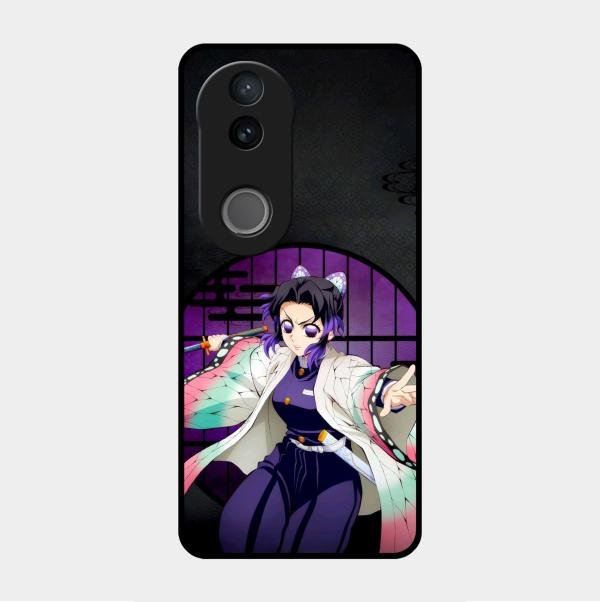 Butterfly Blade Glass Case Cover For Vivo V50 5G