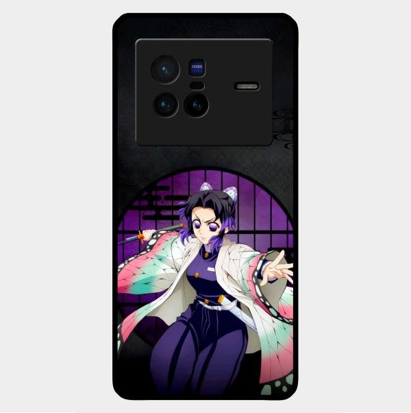 Butterfly Blade Glass Case Cover For Vivo X80 5G