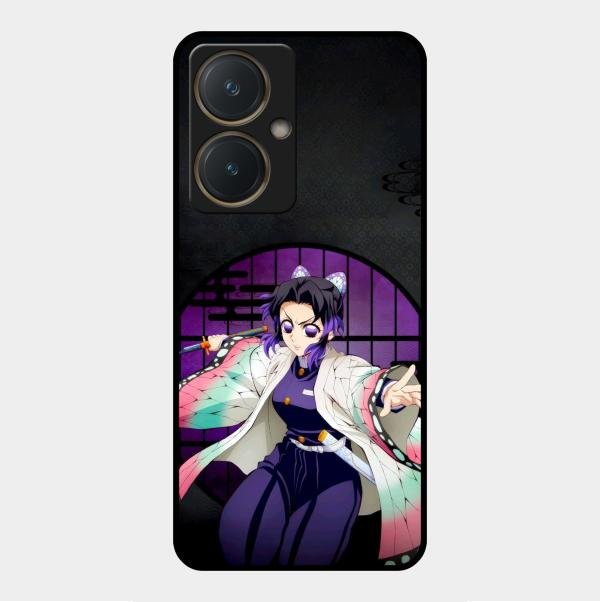 Butterfly Blade Glass Case Cover For Vivo Y27
