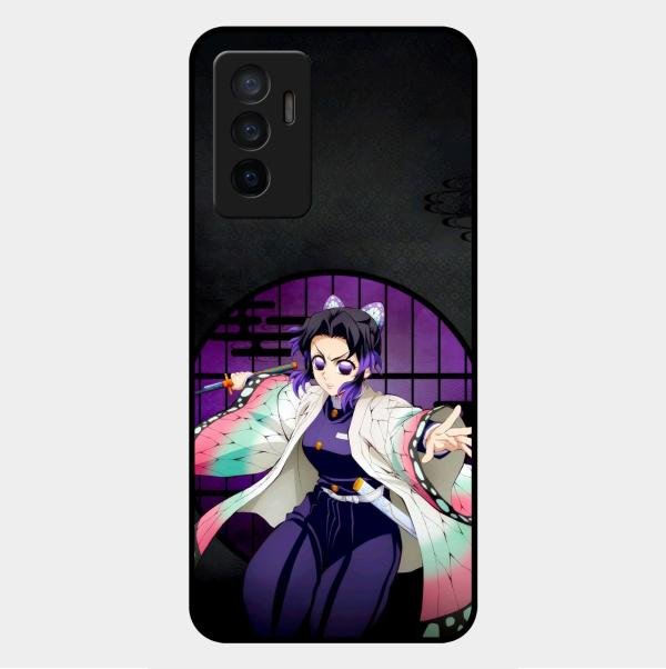Butterfly Blade Glass Case Cover For Vivo Y75 4G