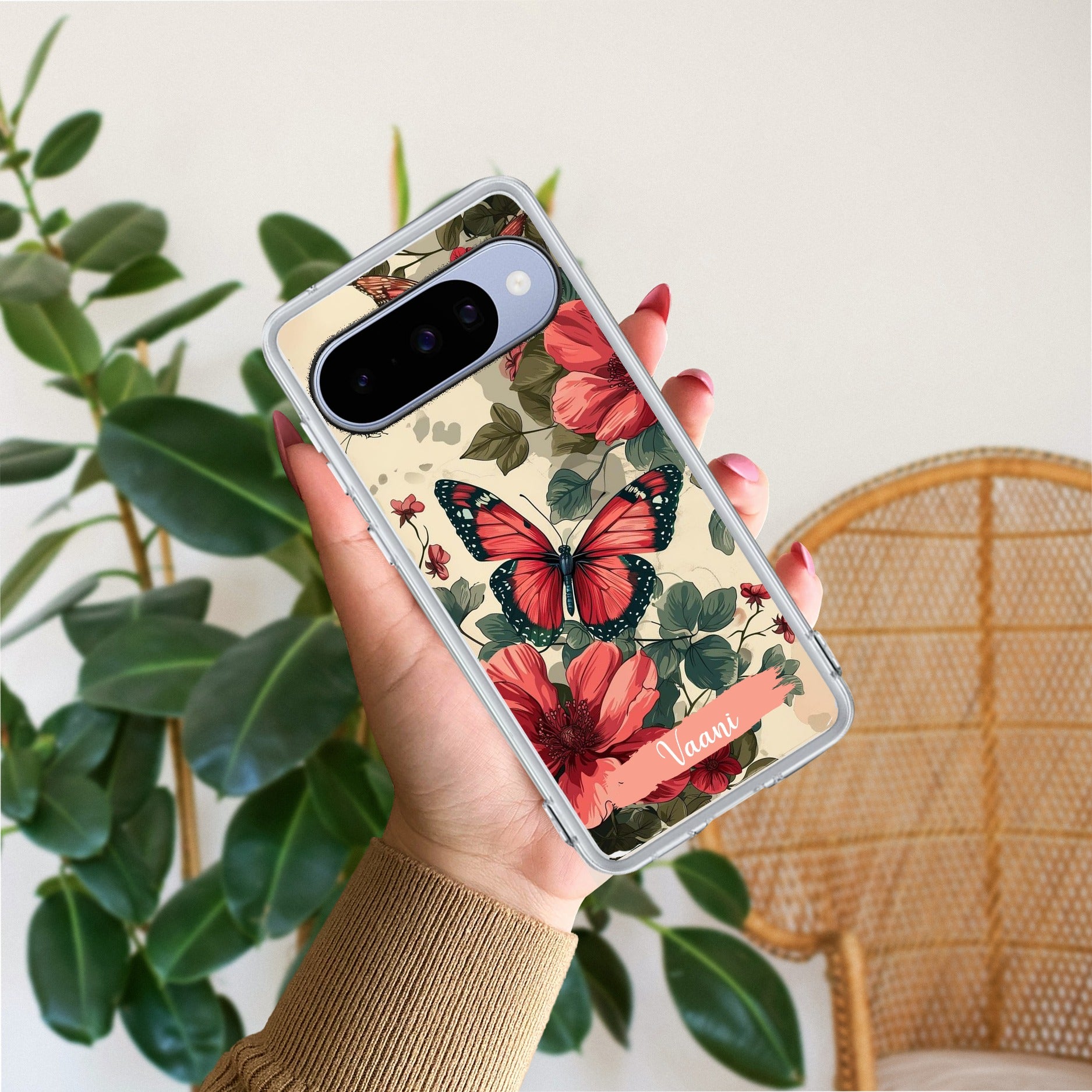 Butterfly Customize Transparent Silicon Case For Google - ShopOnCliQ