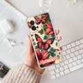 Butterfly  Customize Transparent Silicon Case For iQOO Neo 7 Pro 5G