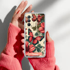 Butterfly  Customize Transparent Silicon Case For iQOO 9 SE 5G