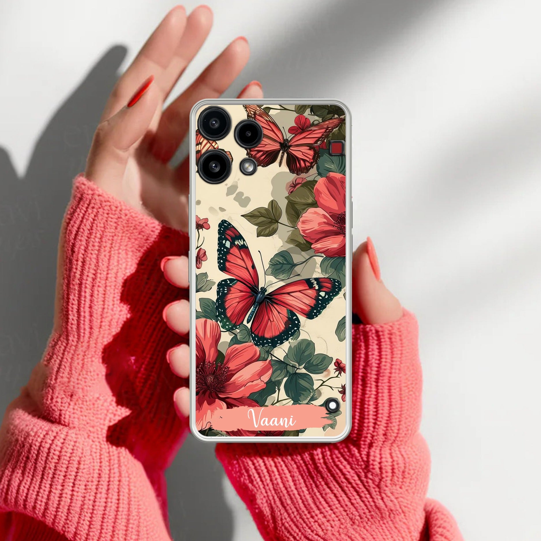 Butterfly Customize Anti Yellow Case For Nothing Phone 3a Lite 5G