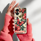 Butterfly Customize Transparent Silicon Case For OnePlus Nord 2T 5G