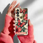 Butterfly Customize Transparent Silicon Case For OnePlus Nord 5 5G