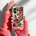 Butterfly Customize Transparent Silicon Case For Realme 14T 5G