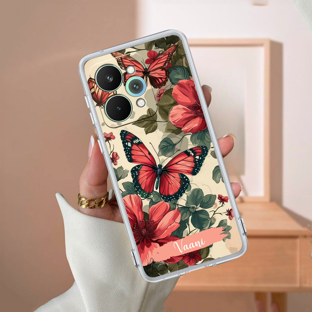 Butterfly Customize Anti Yellow Case For Realme 15 Pro 5G