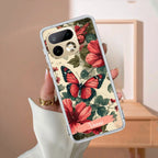 Butterfly Customize Transparent Silicon Case For Realme 10 Pro+ 5G