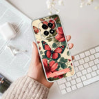 Butterfly Customize Anti Yelllow Case For Realme C63 5G