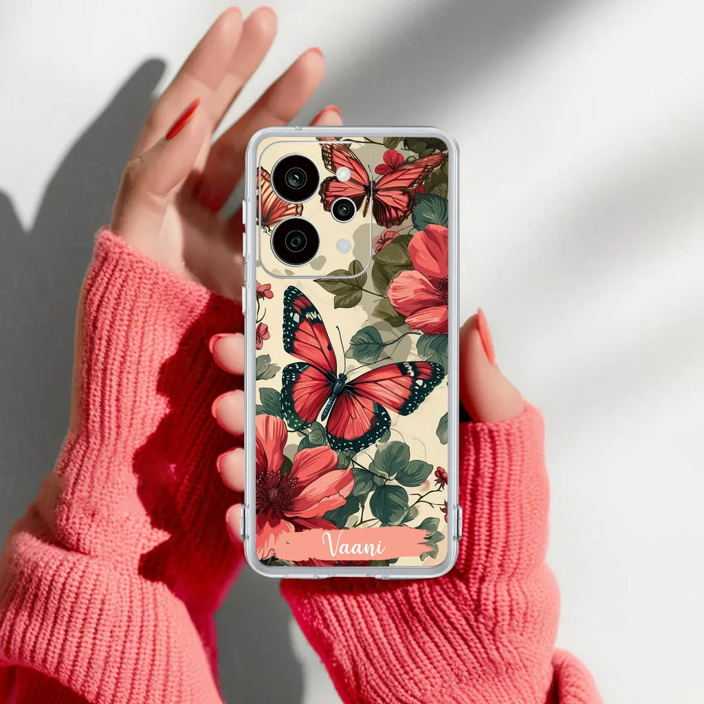 Butterfly Customize Anti Yelllow Case For Realme P4 Power 5G