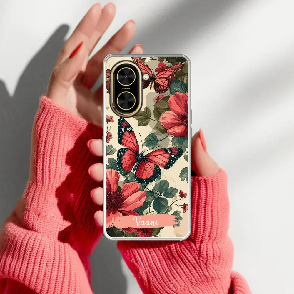 Butterfly Customize Transparent Silicon Case For Redmi/Xiaomi - ShopOnCliQ