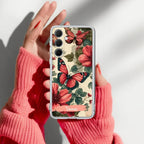Butterfly Customize Anti Yellow Case For Samsung Galaxy S23 FE 5G