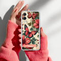 Butterfly Customize Transparent Silicon Case For Samsung Galaxy S25 Edge 5G