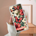 Butterfly  Customize Transparent Silicon Case For Vivo T4 Ultra 5G