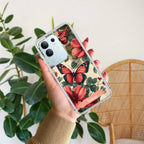 Butterfly  Customize Transparent Silicon Case For Vivo T4x 5G