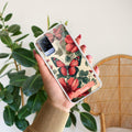 Butterfly  Customize Transparent Silicon Case For Vivo V21 5G