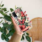 Butterfly  Customize Transparent Silicon Case For Vivo V21e 5G