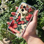 Butterfly  Customize Transparent Silicon Case For Vivo T2 Pro 5G