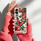 Butterfly  Customize Anti Yellow Case For Vivo V70 FE 5G