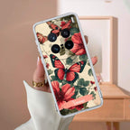 Butterfly  Customize Transparent Silicon Case For Vivo X200 Pro 5G