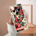 Butterfly  Customize Transparent Silicon Case For Vivo V40e 5G