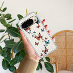 Butterfly Floral Design Anti Yellow Case For Google Pixel 10 Pro