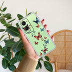 Butterfly Floral Design Anti Yellow Case For Vivo T3 Lite 5G