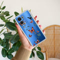 Butterfly Floral Design Anti Yellow Case For Motorola Edge 40 5G