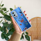 Butterfly Floral Design Anti Yellow Case For Motorola G64 5G