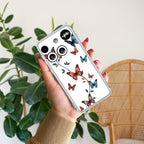 Butterfly Floral Design Anti Yellow Case For Nothing Phone 3