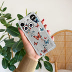 Butterfly Floral Design Transparent Silicon Case For Nothing - ShopOnCliQ
