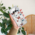 Butterfly Floral Design Transparent Silicon Case For Nothing Phone 2a 5G